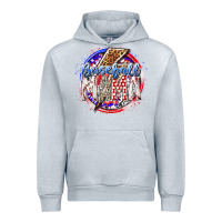Heather Grey baseball mama Urban Hoodie - RacoonDesign