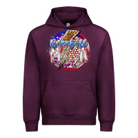 Mauve Wine baseball mama Urban Hoodie - RacoonDesign