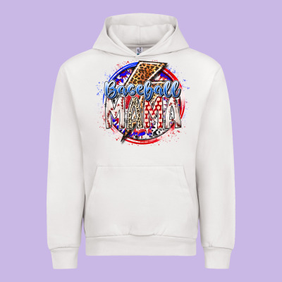 Baseball Mama Urban Hoodie Designed By Racoondesign
