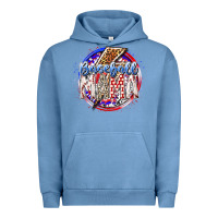 Pigment Pebble Blue baseball mama Urban Hoodie - RacoonDesign