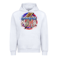 White baseball mama Urban Hoodie - RacoonDesign