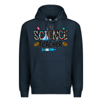 Navy science teacher Premium Hoodie - CowhideDigitalArt