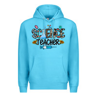 Ocean Blue science teacher Premium Hoodie - CowhideDigitalArt