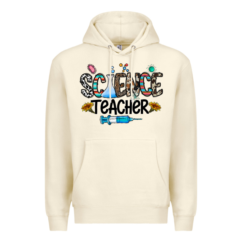 Science Teacher Premium Hoodie by CowhideDigitalArt | Teevron