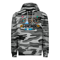 Slate Camo science teacher Premium Hoodie - CowhideDigitalArt