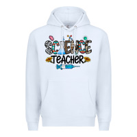 White science teacher Premium Hoodie - CowhideDigitalArt