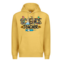 Antique Gold science teacher Premium Hoodie - CowhideDigitalArt