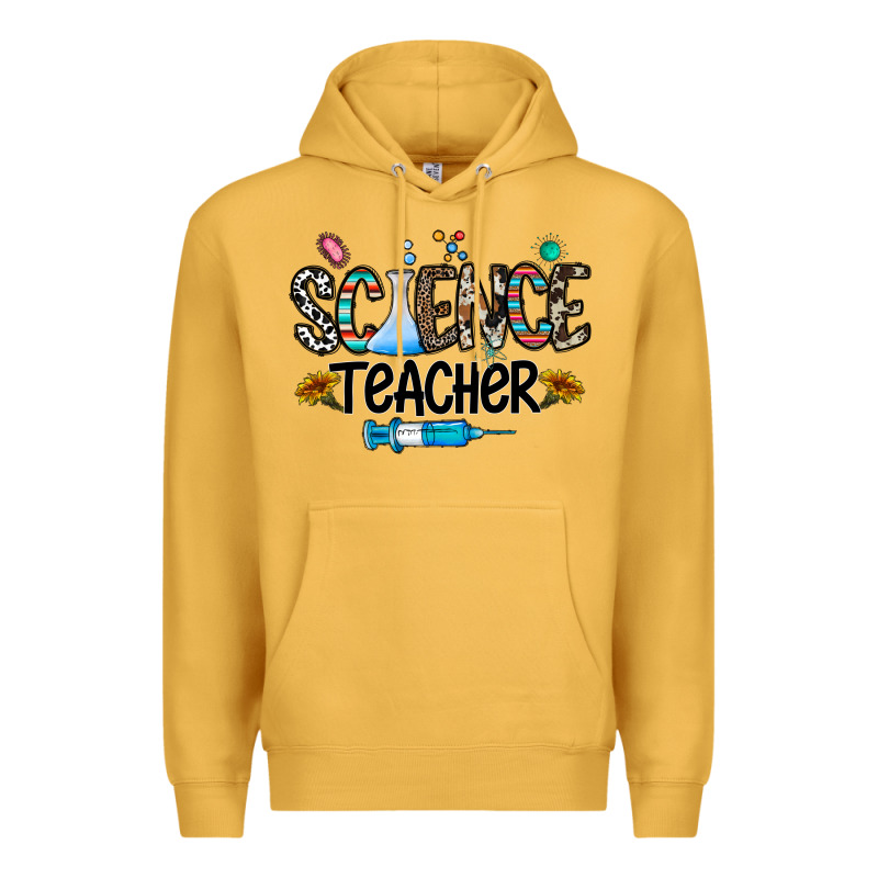 Science Teacher Premium Hoodie by CowhideDigitalArt | Teevron