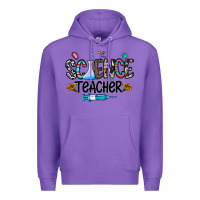 Purple science teacher Premium Hoodie - CowhideDigitalArt