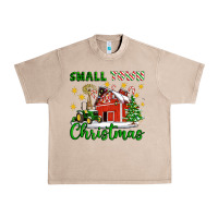 French Oak Small Town Christmas Urban Heavy Tee - Artiststas
