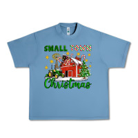 Pebble Blue Small Town Christmas Urban Heavy Tee - Artiststas