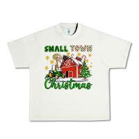 Pistachio Small Town Christmas Urban Heavy Tee - Artiststas