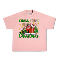 Salmon Small Town Christmas Urban Heavy Tee - Artiststas