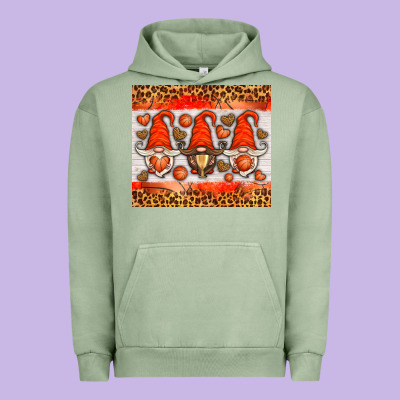 Basketball Gnome Urban Hoodie Designed By Hra Design Shop