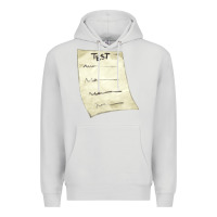 Dove Grey test sheet fa element Premium Hoodie - FaDigitalArtStudio
