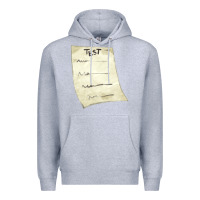 Heather Grey test sheet fa element Premium Hoodie - FaDigitalArtStudio