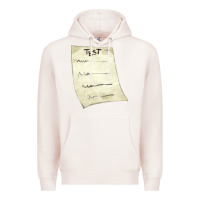 Pale Pink test sheet fa element Premium Hoodie - FaDigitalArtStudio