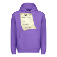 Purple test sheet fa element Premium Hoodie - FaDigitalArtStudio
