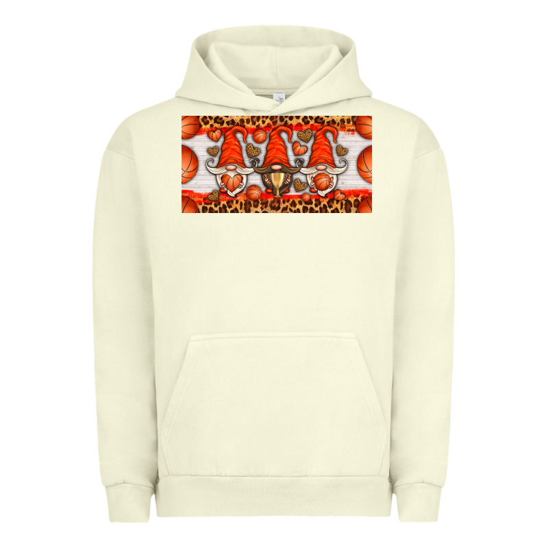 Basketball Gnome License Plate Urban Hoodie by HRA Design Shop | Teevron