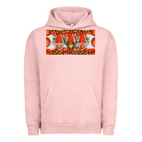 Pigment Salmon basketball gnome license plate Urban Hoodie - HRA Design Shop