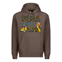 Coffee school hero Premium Hoodie - CowhideDigitalArt