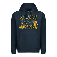 Navy school hero Premium Hoodie - CowhideDigitalArt