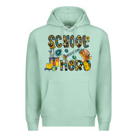 Seafoam school hero Premium Hoodie - CowhideDigitalArt