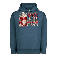 Pigment Midnight Navy baseball mom coffee Urban Hoodie - RacoonDesign
