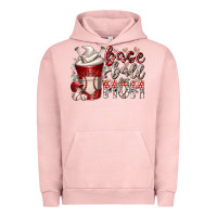 Pigment Salmon baseball mom coffee Urban Hoodie - RacoonDesign