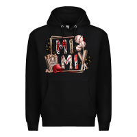 Black mimi baseball Premium Hoodie - RacoonDesign