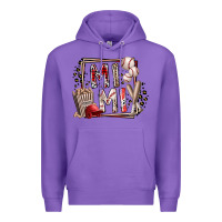 Purple mimi baseball Premium Hoodie - RacoonDesign