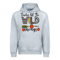 Heather Grey teacher of the wild things Urban Hoodie - CowhideDigitalArt
