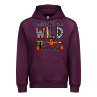 Mauve Wine teacher of the wild things Urban Hoodie - CowhideDigitalArt