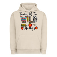 Pigment French Oak teacher of the wild things Urban Hoodie - CowhideDigitalArt