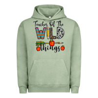 Pigment Oil Green teacher of the wild things Urban Hoodie - CowhideDigitalArt