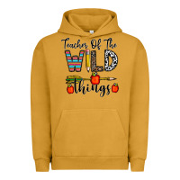 Pigment Peanut Butter teacher of the wild things Urban Hoodie - CowhideDigitalArt