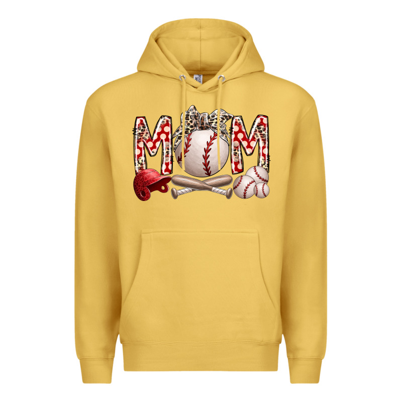 Mom Baseball Premium Hoodie by RacoonDesign | Teevron