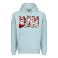 Blue Mist mom baseball Premium Hoodie - RacoonDesign