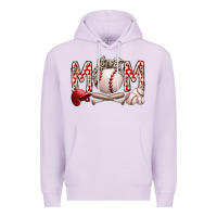Lilac mom baseball Premium Hoodie - RacoonDesign