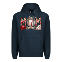 Navy mom baseball Premium Hoodie - RacoonDesign
