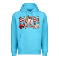 Ocean Blue mom baseball Premium Hoodie - RacoonDesign