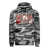 Slate Camo mom baseball Premium Hoodie - RacoonDesign