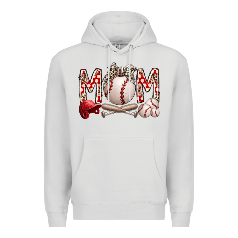 Mom Baseball Premium Hoodie by RacoonDesign | Teevron