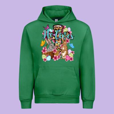 Easter Day He Lives Urban Hoodie Designed By Oliviacreatesart