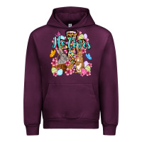 Mauve Wine Easter Day He lives Urban Hoodie - OliviaCreatesArt