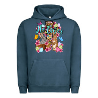 Pigment Midnight Navy Easter Day He lives Urban Hoodie - OliviaCreatesArt