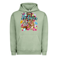 Pigment Oil Green Easter Day He lives Urban Hoodie - OliviaCreatesArt