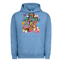 Pigment Pebble Blue Easter Day He lives Urban Hoodie - OliviaCreatesArt
