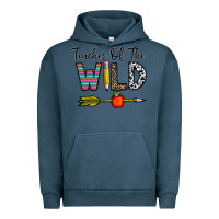 Pigment Midnight Navy teacher of the wild Urban Hoodie - CowhideDigitalArt
