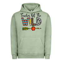 Pigment Oil Green teacher of the wild Urban Hoodie - CowhideDigitalArt
